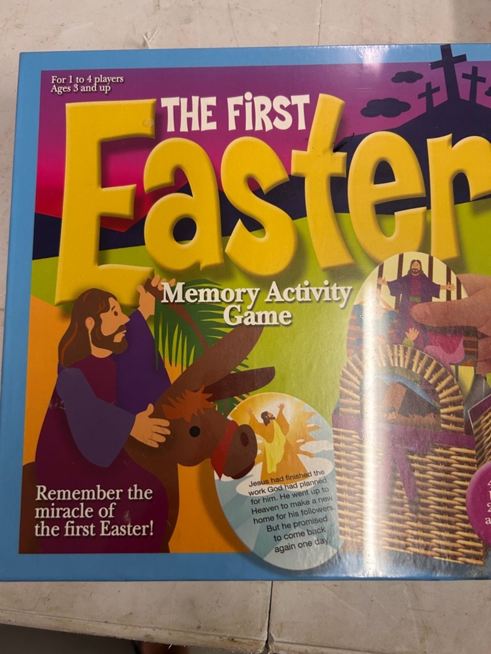 The First Easter Memory Activity Game - Colorful Easter Cards